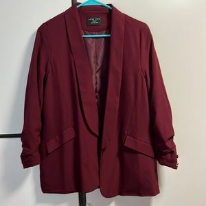 Wine Colored Blazer